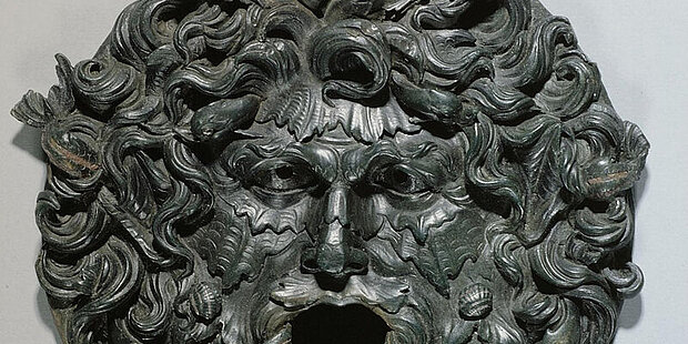 Fountain mask/Oceanus with his mouth wide open